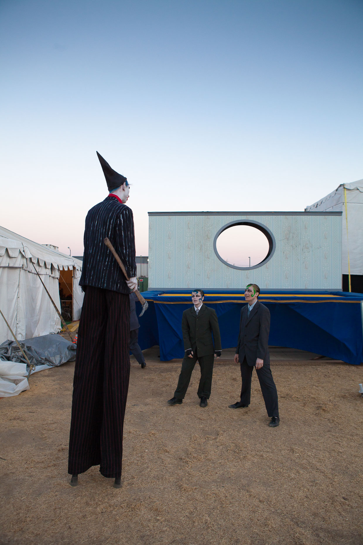 Behind the scenes at Cirque Berzerk circus performers, by David Zaitz